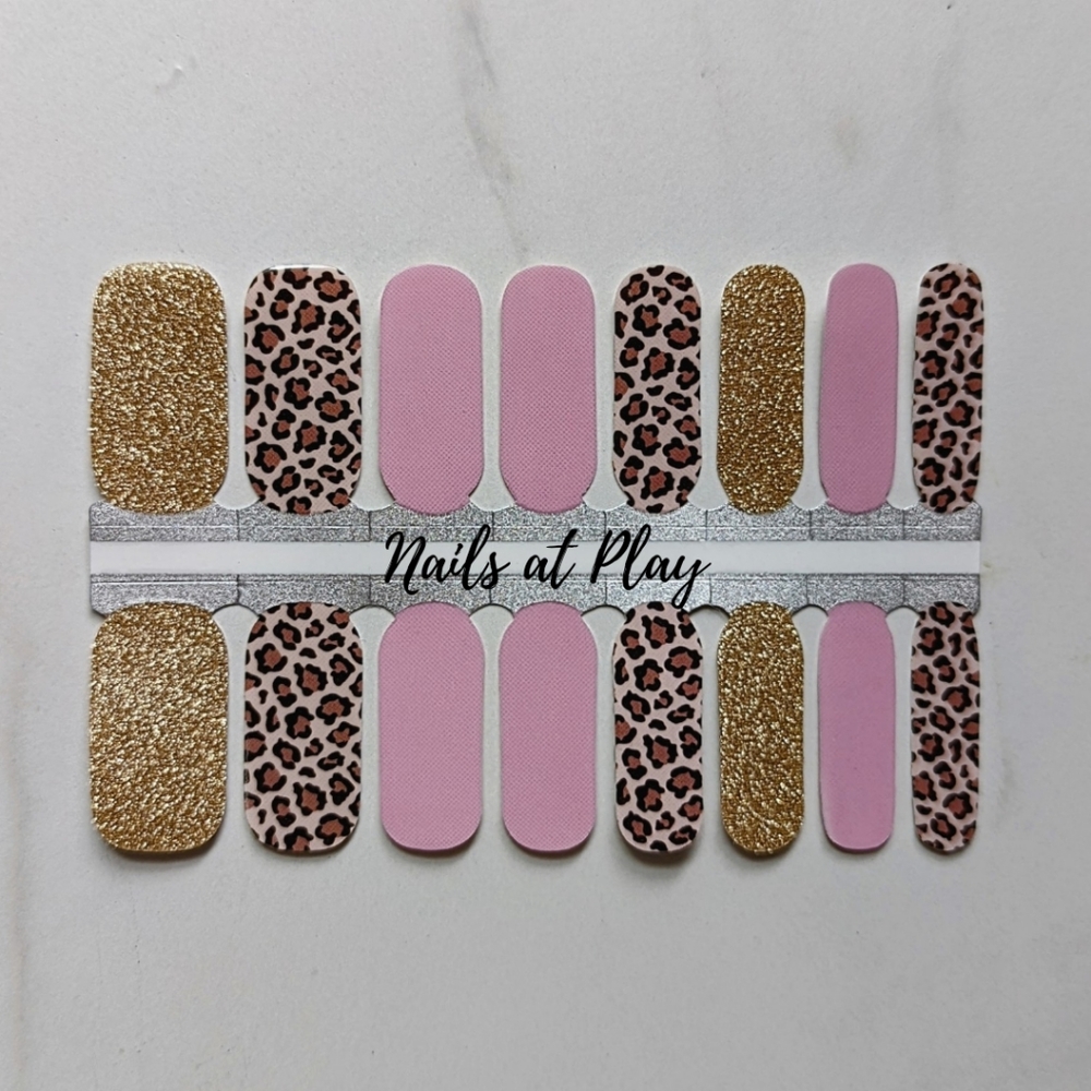 5 for $20 Nail Wraps- Cheetah Tease